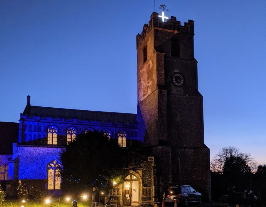 Christmas Eve celebration at St Mary’s Coddenham